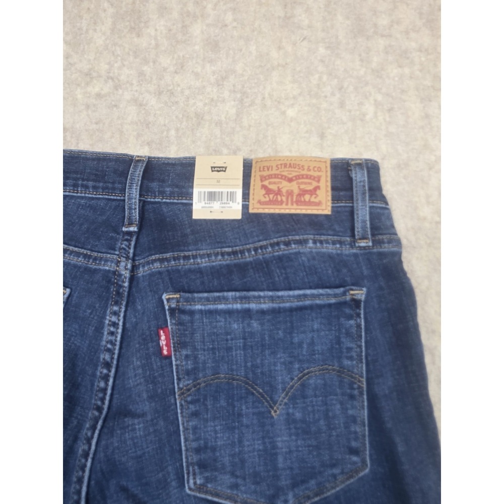Levi's 311 Women's Shaping Skinny Denim Capri Dark Wash Jeans Size 32 (32x31) - Picture 5 of 13